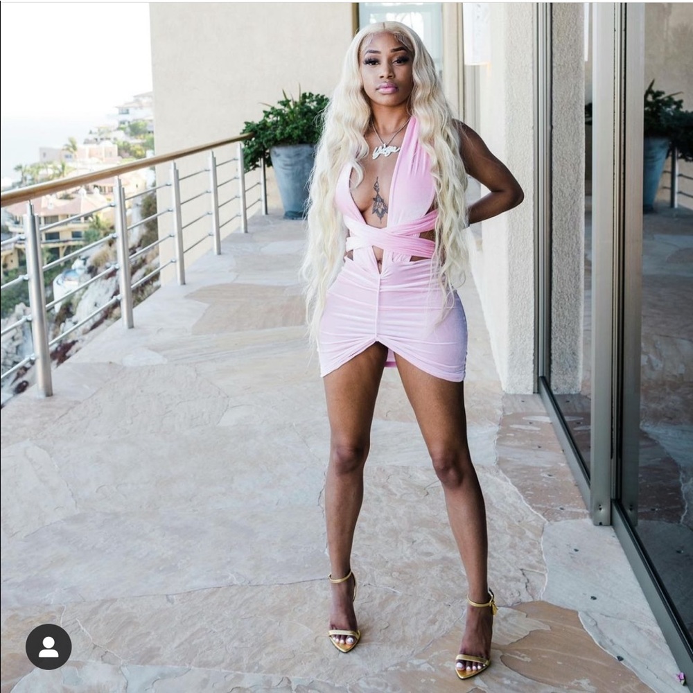 Custom King of Style pink dress